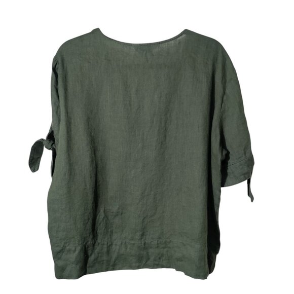 Women's Brora Linen Top UK 12-14, US 10-12 - Picture 2 of 9